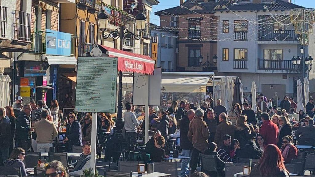 Imagen de Candeleda lleno durante estos días de Navidad