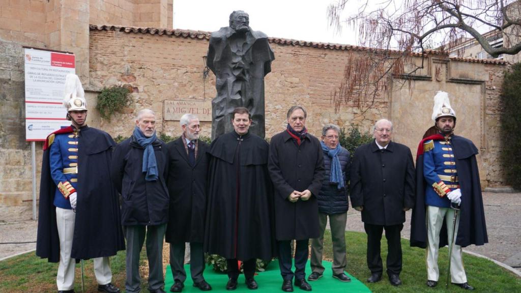 Tradicional homenaje a Miguel de Unamuno con motivo de su fallecimiento