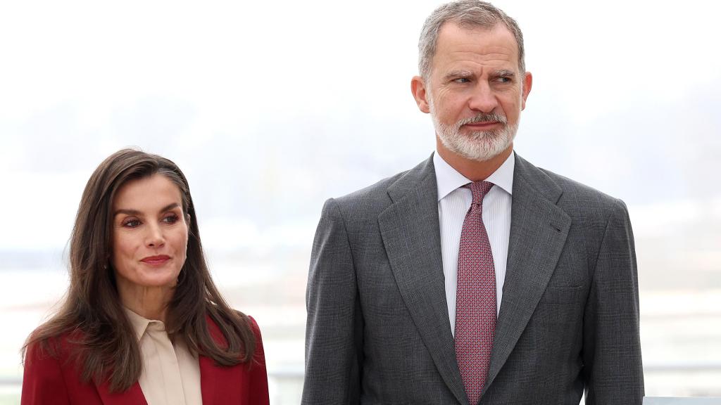 Felipe VI y Letizia, en un acto institucional en Cuenca, el pasado 19 de diciembre.