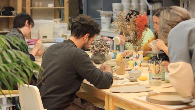 Talleres de cerámica en Susana Anta, en A Coruña