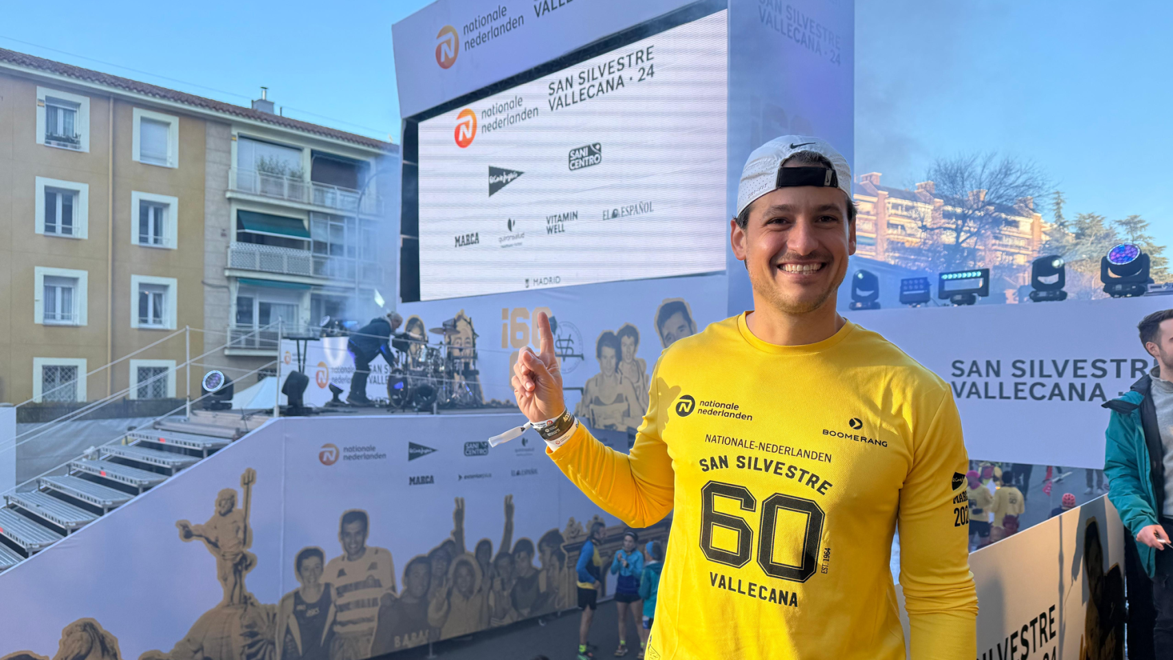 Pablo Gómez, en la salida de la Nationale-Nederlanden San Silvestre Vallecana