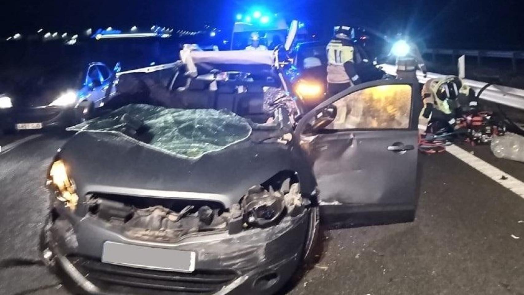 Atendidas ocho personas en un accidente de tráfico múltiple en Alhama de Murcia (Murcia)