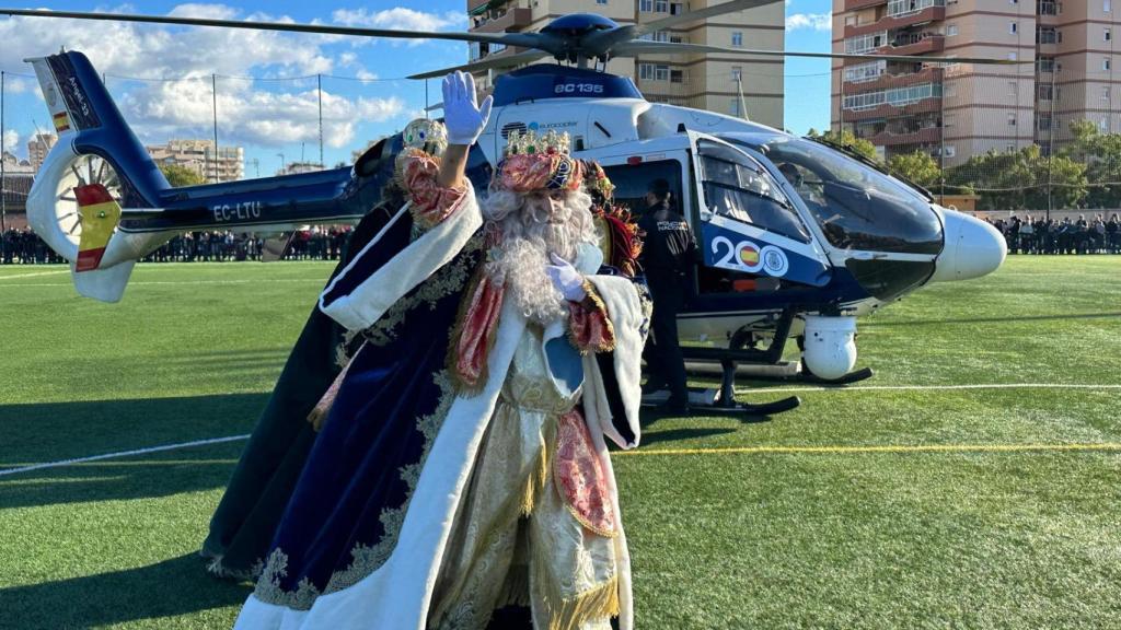 Los Reyes Magos llegarán un año más en helicóptero a Fuengirola.