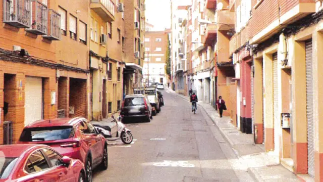 Estado actual de la calle Gil Morlanes.