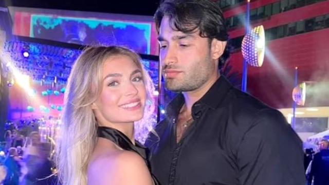 Sam Ashgari, el exmarido de Britney Spears, junto a su nueva novia, Brooke Irvine.