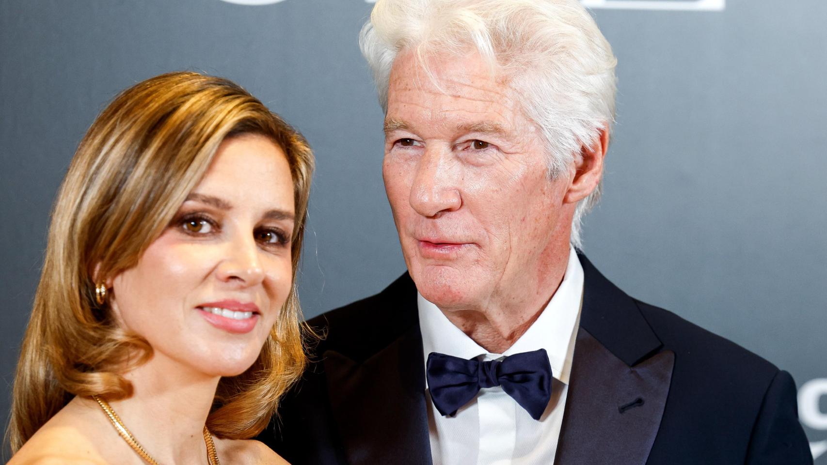 Richard Gere y su mujer, Alejandra Gere, en un acto público en Madrid, el pasado mes de noviembre.