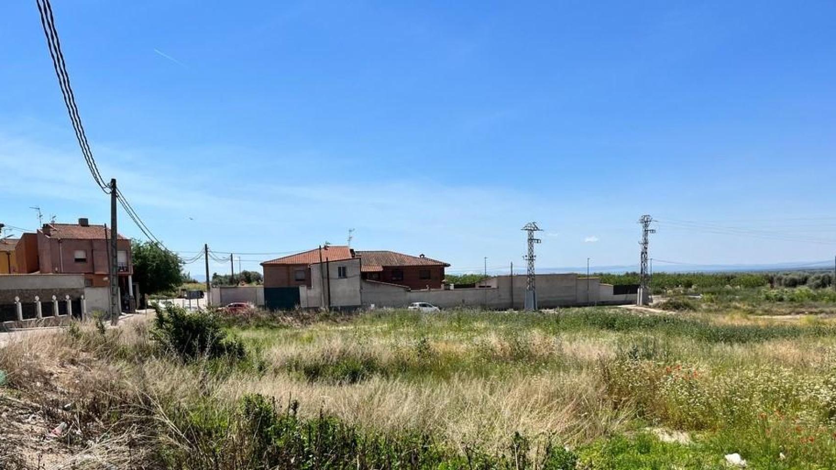 Los terrenos donde se levantará el nuevo centro de salud de Cebolla (Toledo).