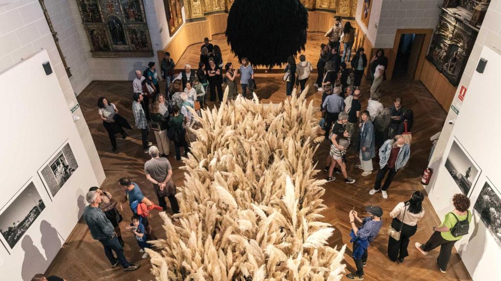 La instalación de Monika Aranda en el Museo de Navarra el pasado año.