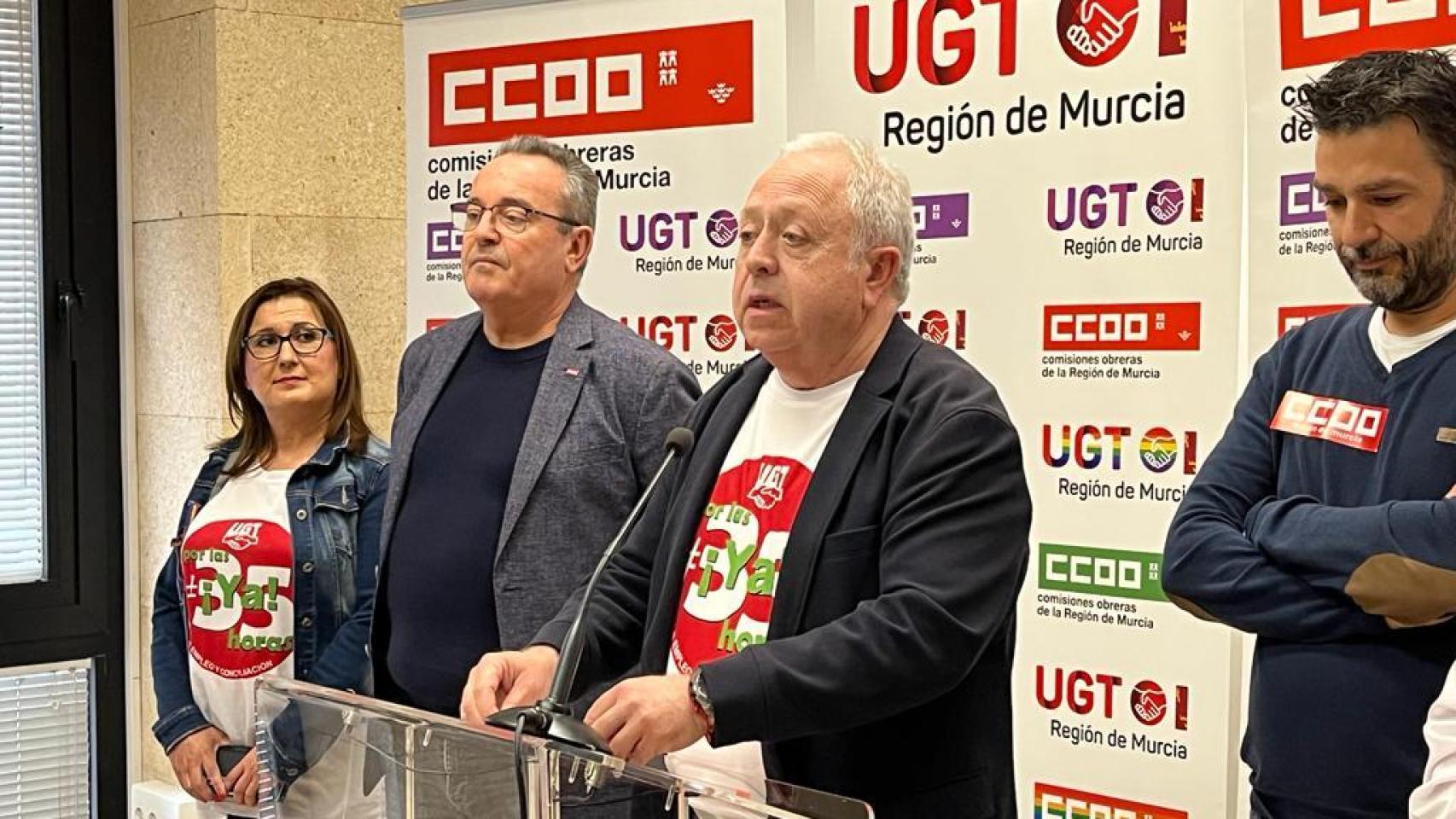 UGT y CC OO critican el  nulo compromiso político  del nuevo Plan de Servicios Sociales del Ejecutivo murciano