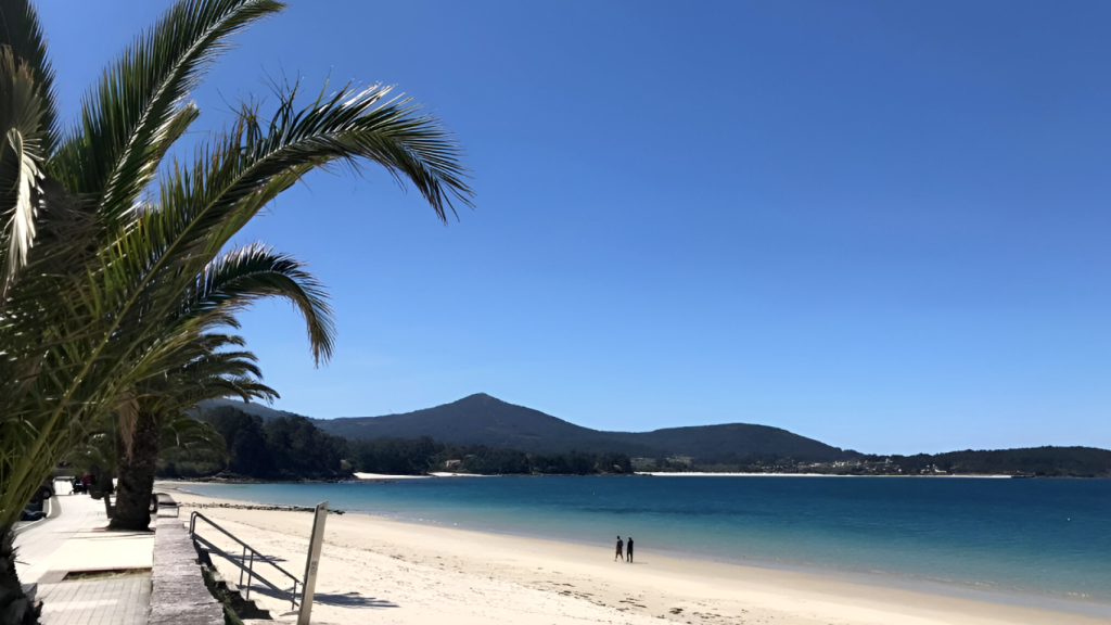 Playa de Coira en Portosín