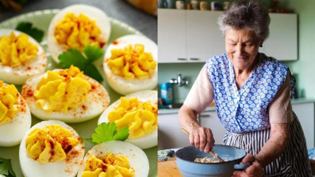 Huevos rellenos de la abuela.