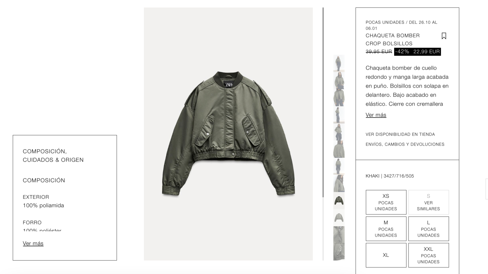 Combinaison été Zara 100% Coton Rayée - Taille S - Rare, Dernier Modèle !