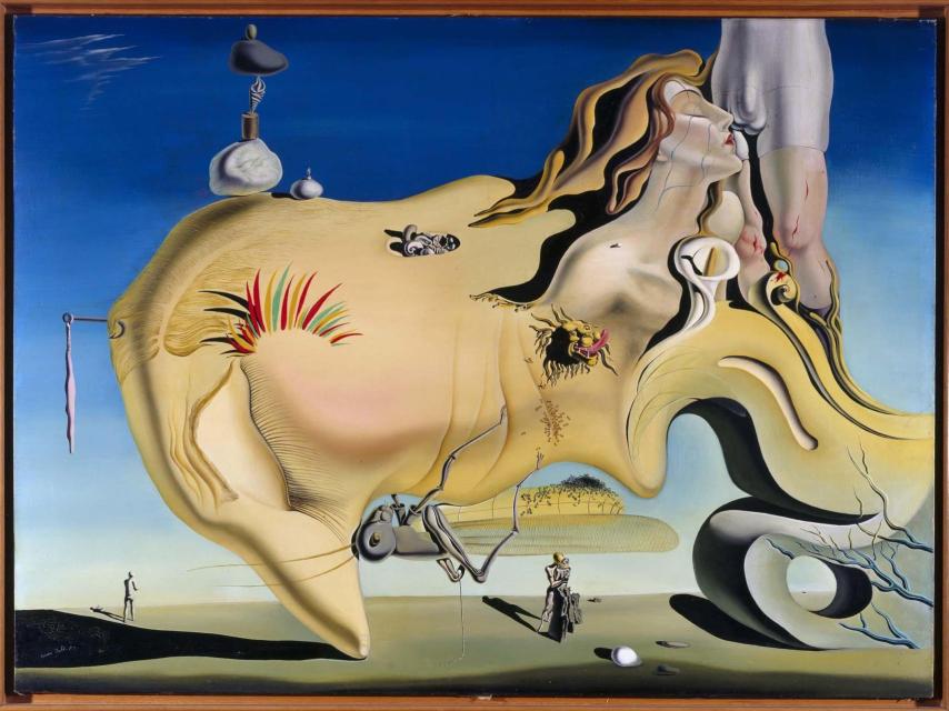 Salvador Dalí: 'Visage du Grand Masturbateur (Rostro del Gran Masturbador)', 1929. Museo Reina Sofía © Salvador Dalí, Fundació Gala-Salvador Dalí, Figueres, 2004