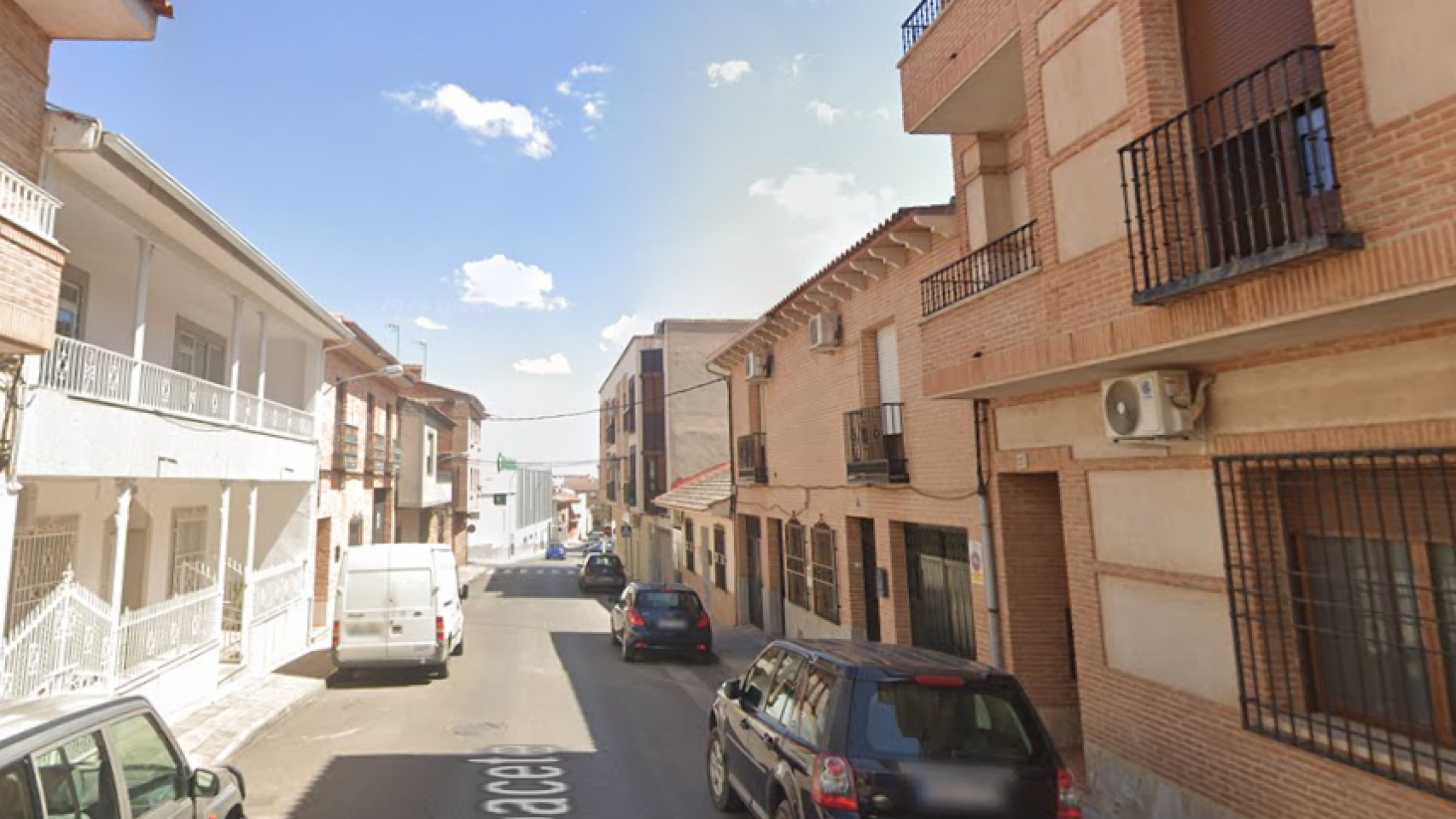 La calle Albacete de Villarrubia de los Ojos (Ciudad Real). Imagen de Google Maps.