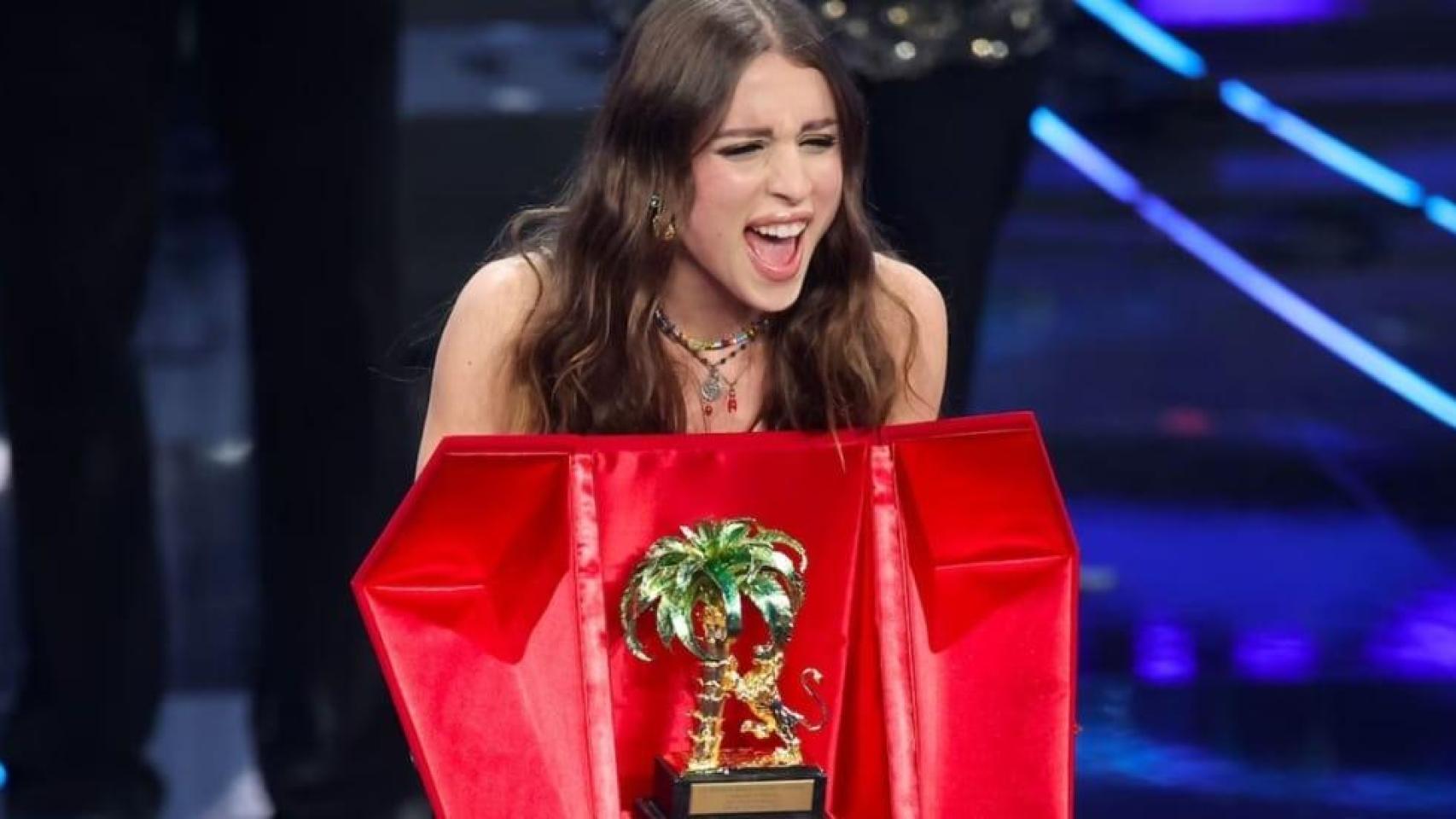 Angelina Mango ganó la 74ª edición del Festival de Sanremo con su canción 'La Noia'.