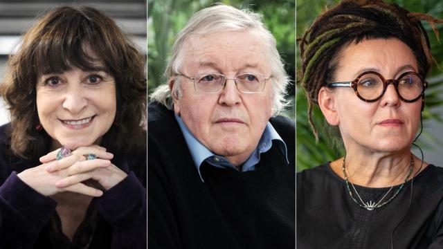 Rosa Montero, Paul Preston y Olga Tokarczuk. Fotos: Fernando Sánchez (Europa Press)/ Ione Saizar/Lorena Sopena (Europa Press)