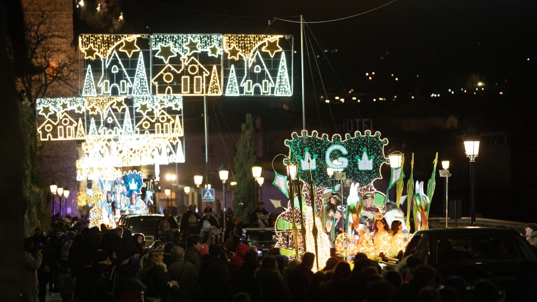 La Cabalgata de Reyes Magos del año 2024 en Toledo.