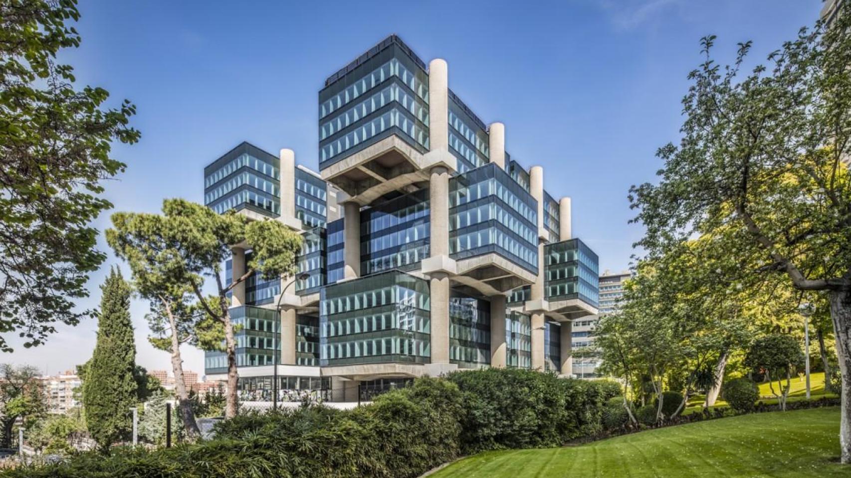 El edificio 'Los Cubos' en Madrid, donde está ubicado Kyndryl.