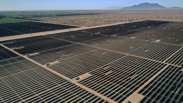 Parque fotovoltaico en California