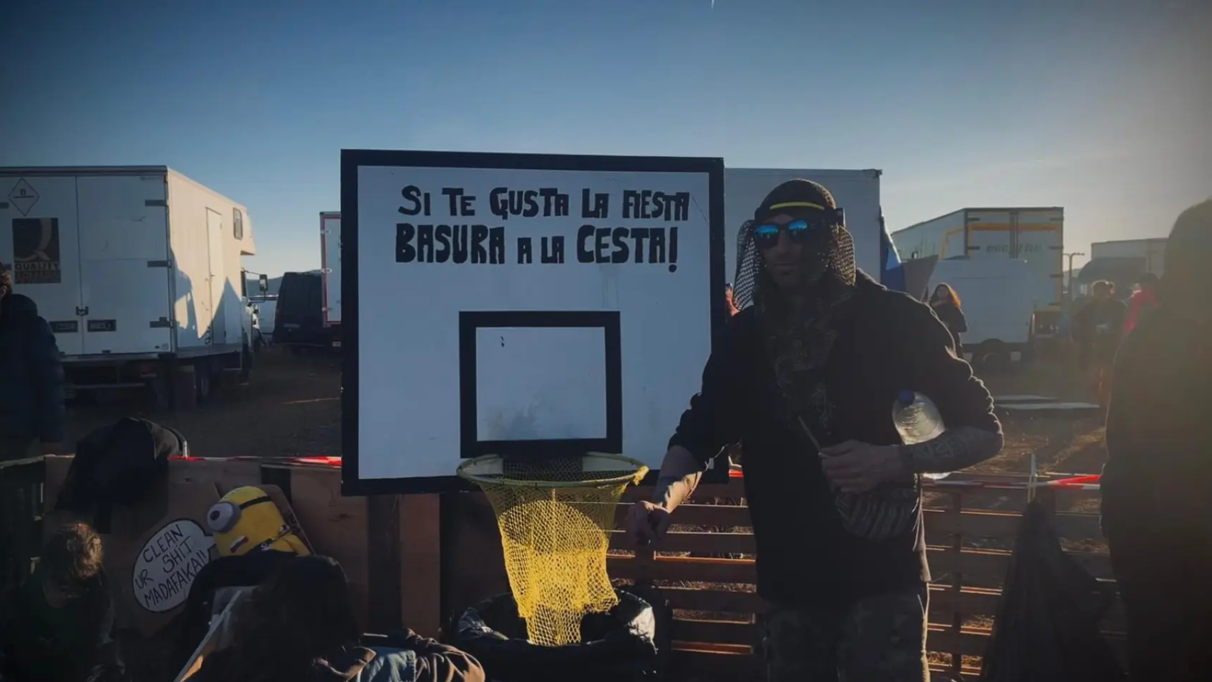 Uno de los asistentes a la rave ilegal de Ciudad Real.