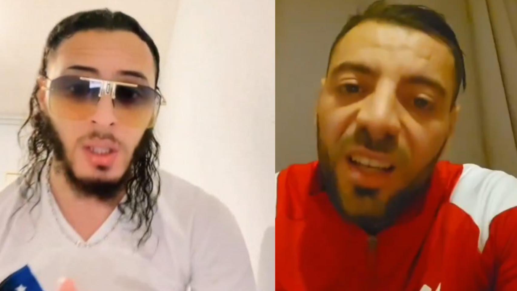 Los 'influencers' argelinos que incitaban a atentar en el país: 'Zazouyoussef' y 'Imadtintin'.