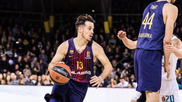 Thomas Heurtel, en su etapa como jugador del FC Barcelona de baloncesto