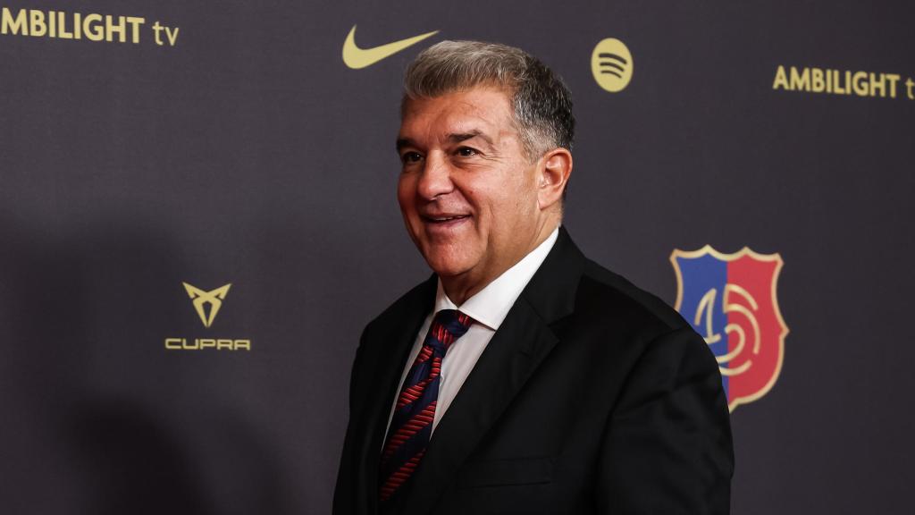 Joan Laporta, en la gala del 125 aniversario del FC Barcelona