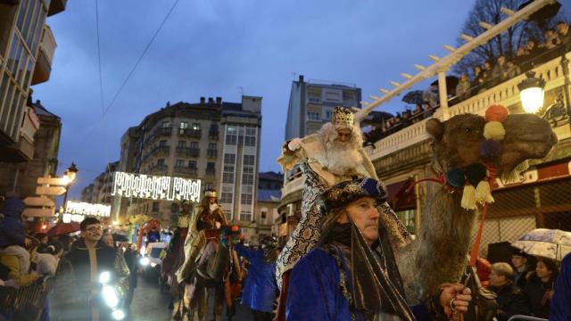 Cabalgata de los Reyes Magos en Ourense, a 5 de enero de 2024