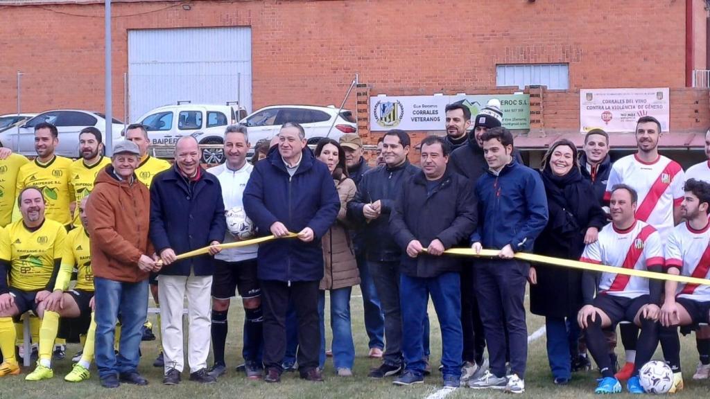 Inauguración de las nuevas instalaciones del campo de fútbol de Corrales del Vino