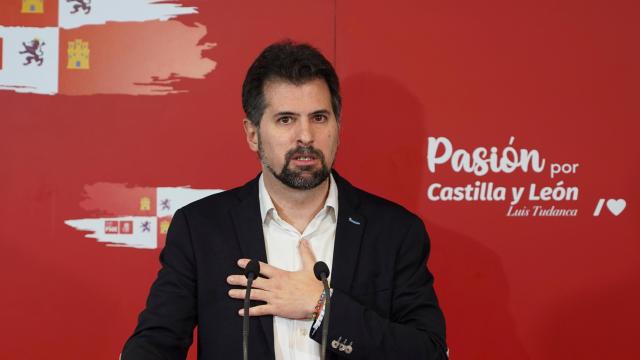 El secretario general del PSOE de Castilla y León, Luis Tudanca, en una imagen de archivo