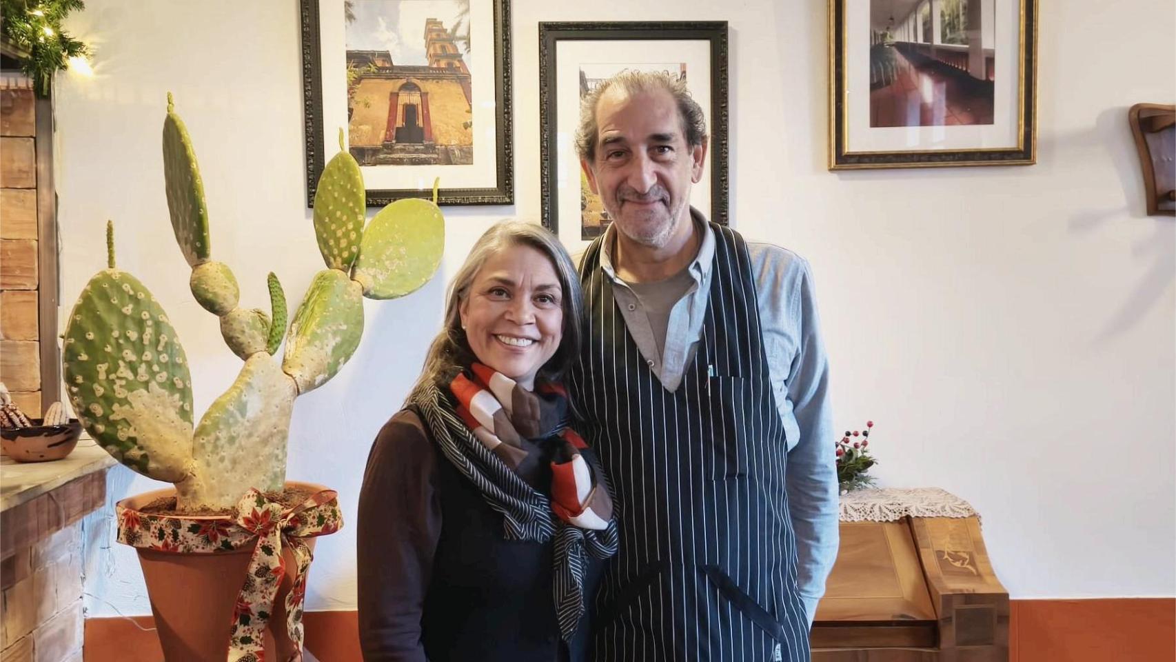 Martha Soto y José Luis, dueños del restaurante Clementina.