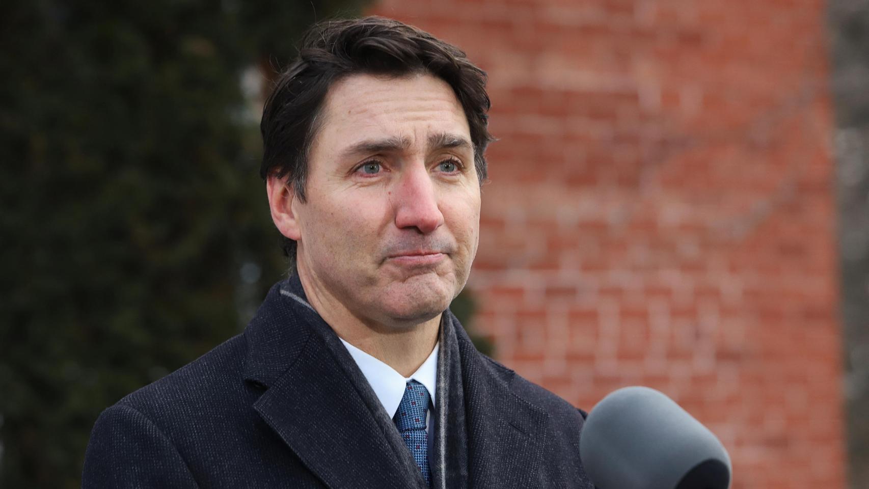 El hasta ahora primer ministro de Canadá, Justin Trudeau, este lunes.