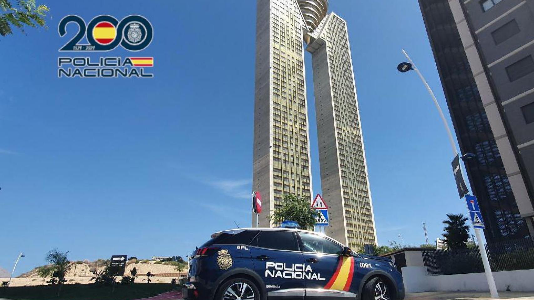 Policía Nacional en Benidorm, imagen de archivo.