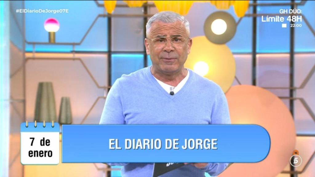 Jorge Javier,  hoy en 'El diario de Jorge'