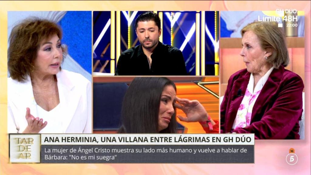 Ana Rosa habla sobre Ana Herminia con Paloma Barrientos, en 'TardeAR'