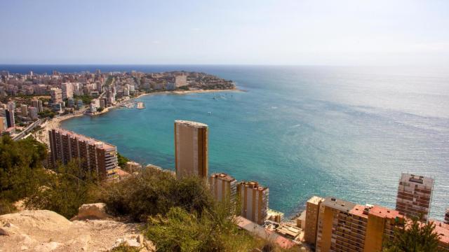 La costa de Alicante.