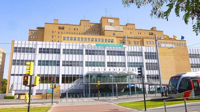 Exterior del hospital Miguel Servet de Zaragoza.