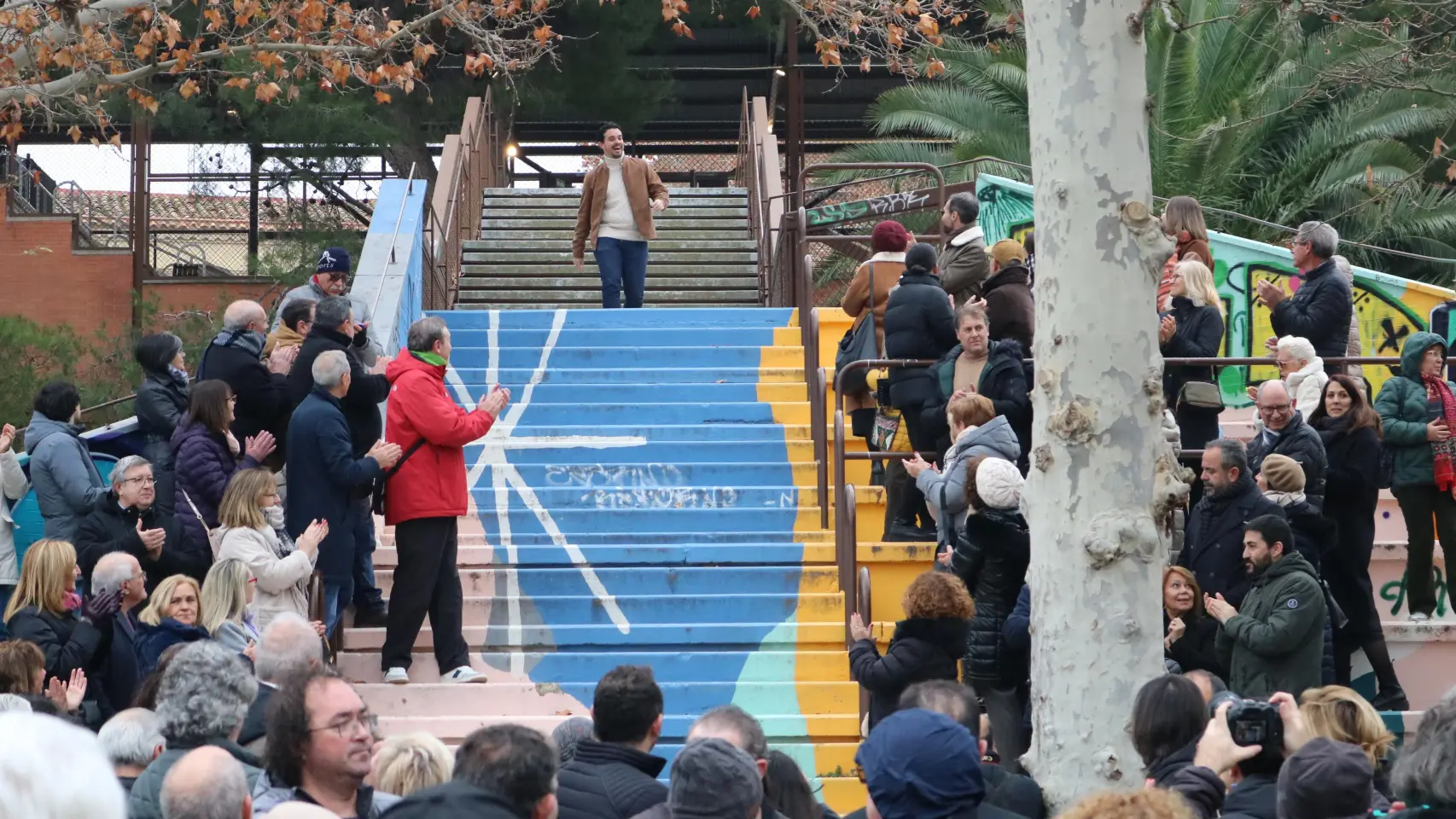 Villagrasa, durante la presentación de su candidatura.