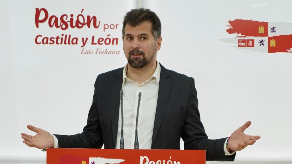 El secretario general del PSOE de Castilla y León, Luis Tudanca.