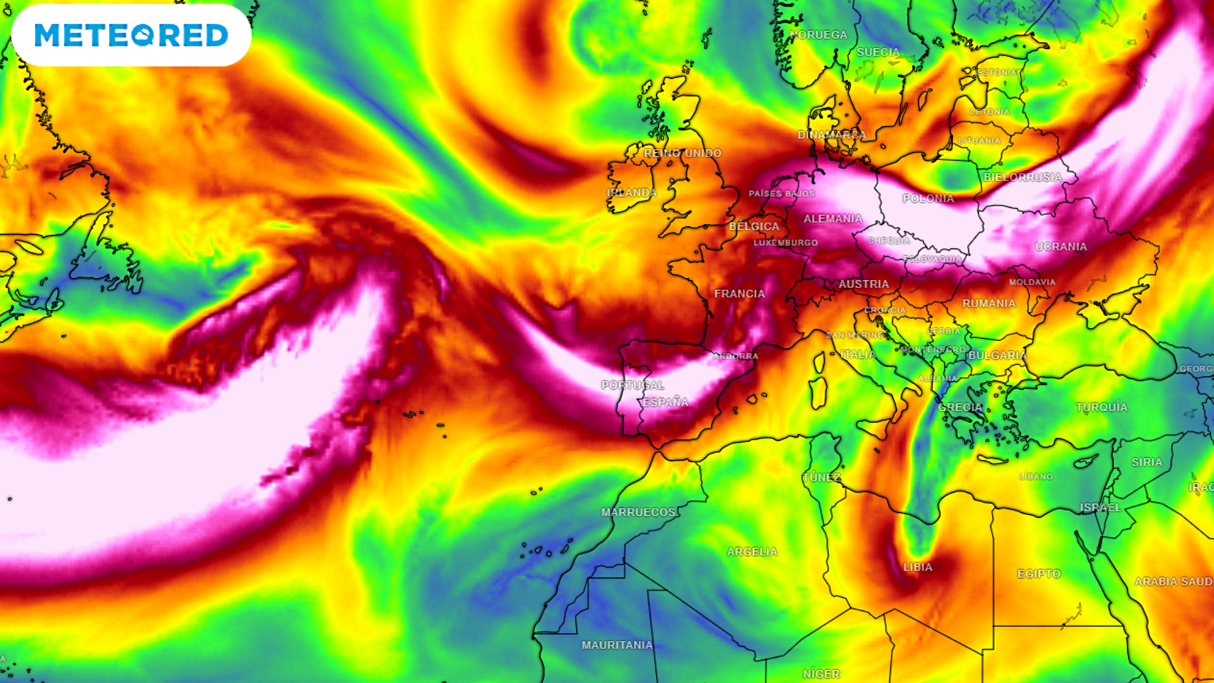 Las masas de aire frío en altura que afectarán a España en la segunda semana de enero. Meteored.