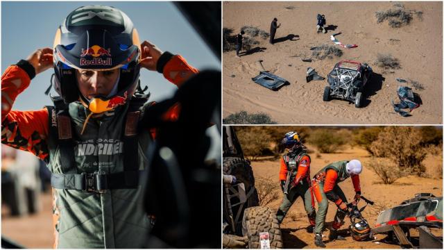 Cristina Gutiérrez y el accidente de Sebastien Loeb el Rally Dakar.