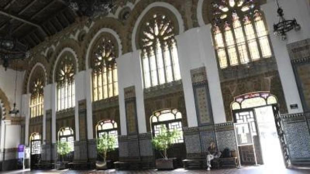 Imagen de archivo del interior de la estación de ferrocarril de Toledo, declarada Bien de Interés Cultural.