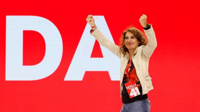 María Jesús Montero, en el pasado congreso del PSOE celebrado en Sevilla.