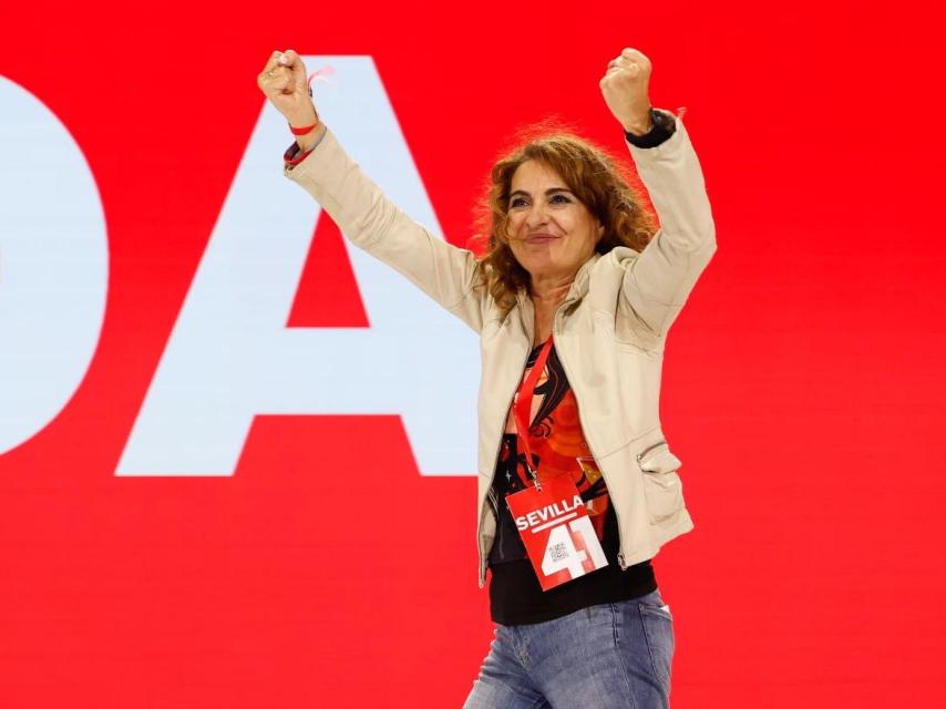 María Jesús Montero, en el pasado congreso del PSOE celebrado en Sevilla.