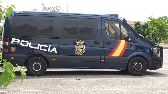 Imagen de archivo de un furgón de la Policía Nacional