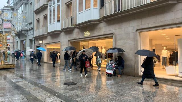 El centro de Vigo el primer día de rebajas