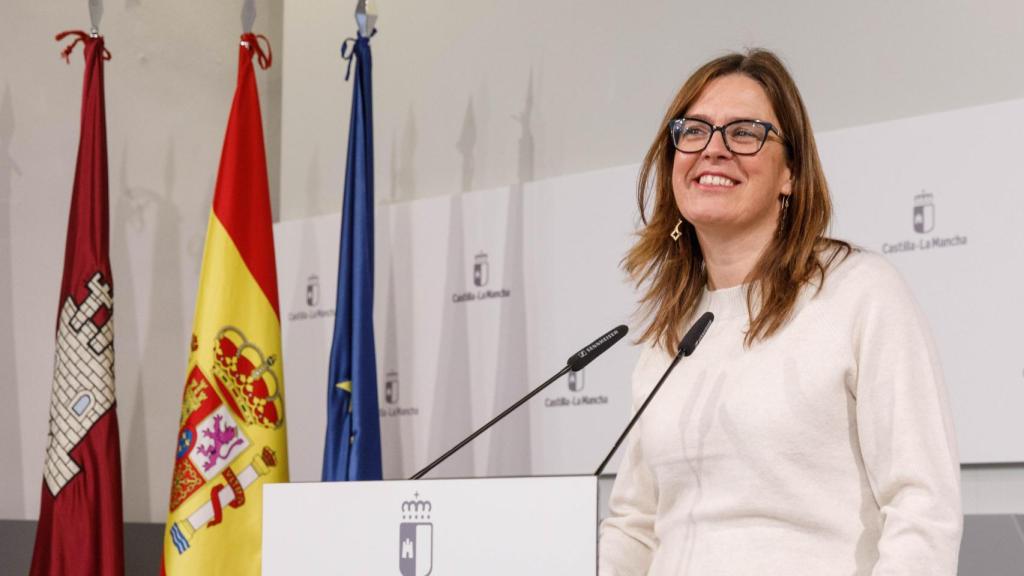 Esther Padilla, consejera portavoz del Gobierno de Castilla-La Mancha.