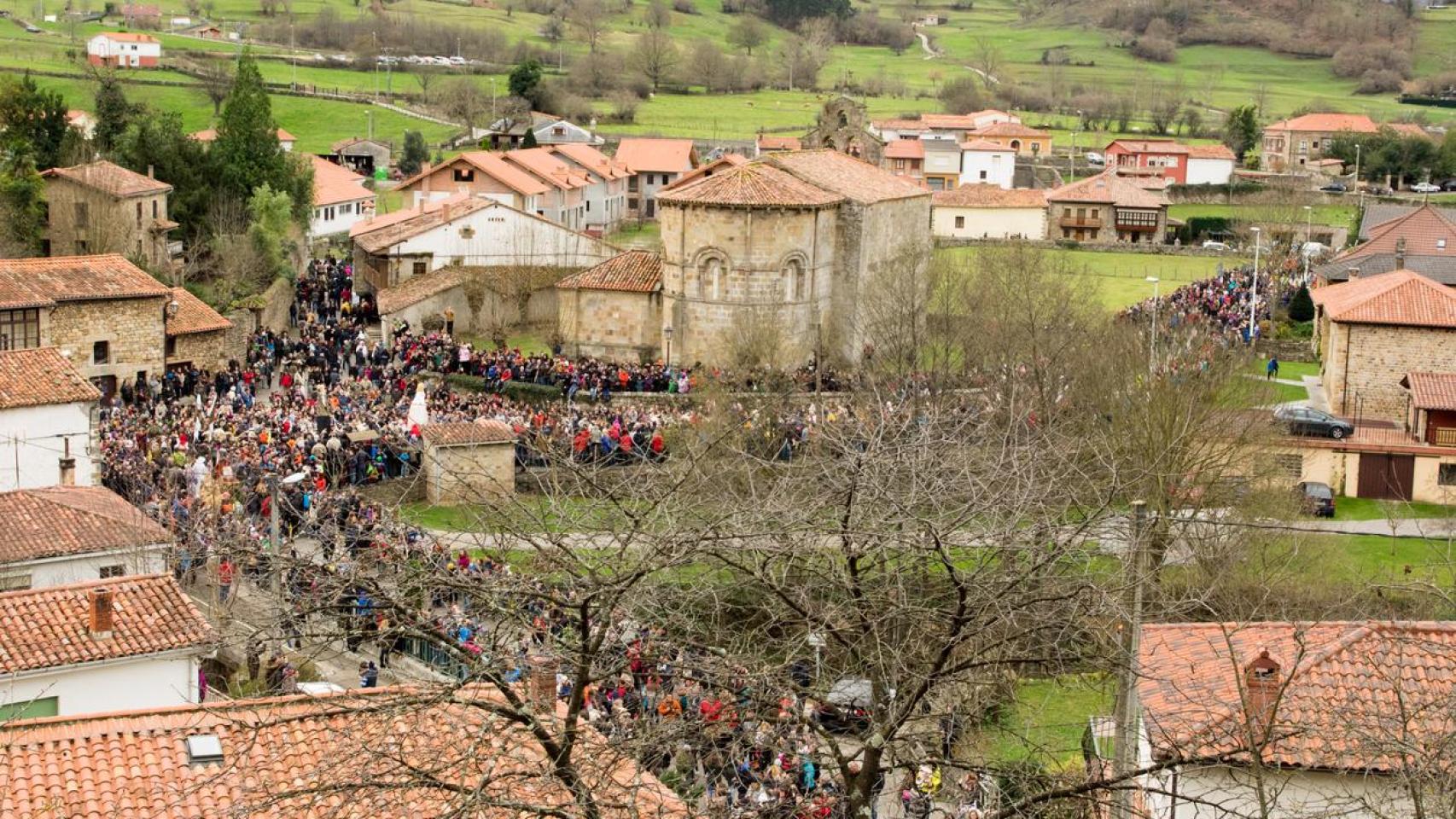 La ciudad de Silió en carnaval.