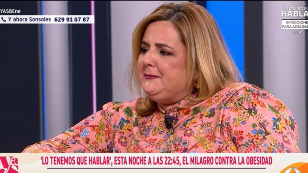 Pilar Vidal durante el programa de hoy.