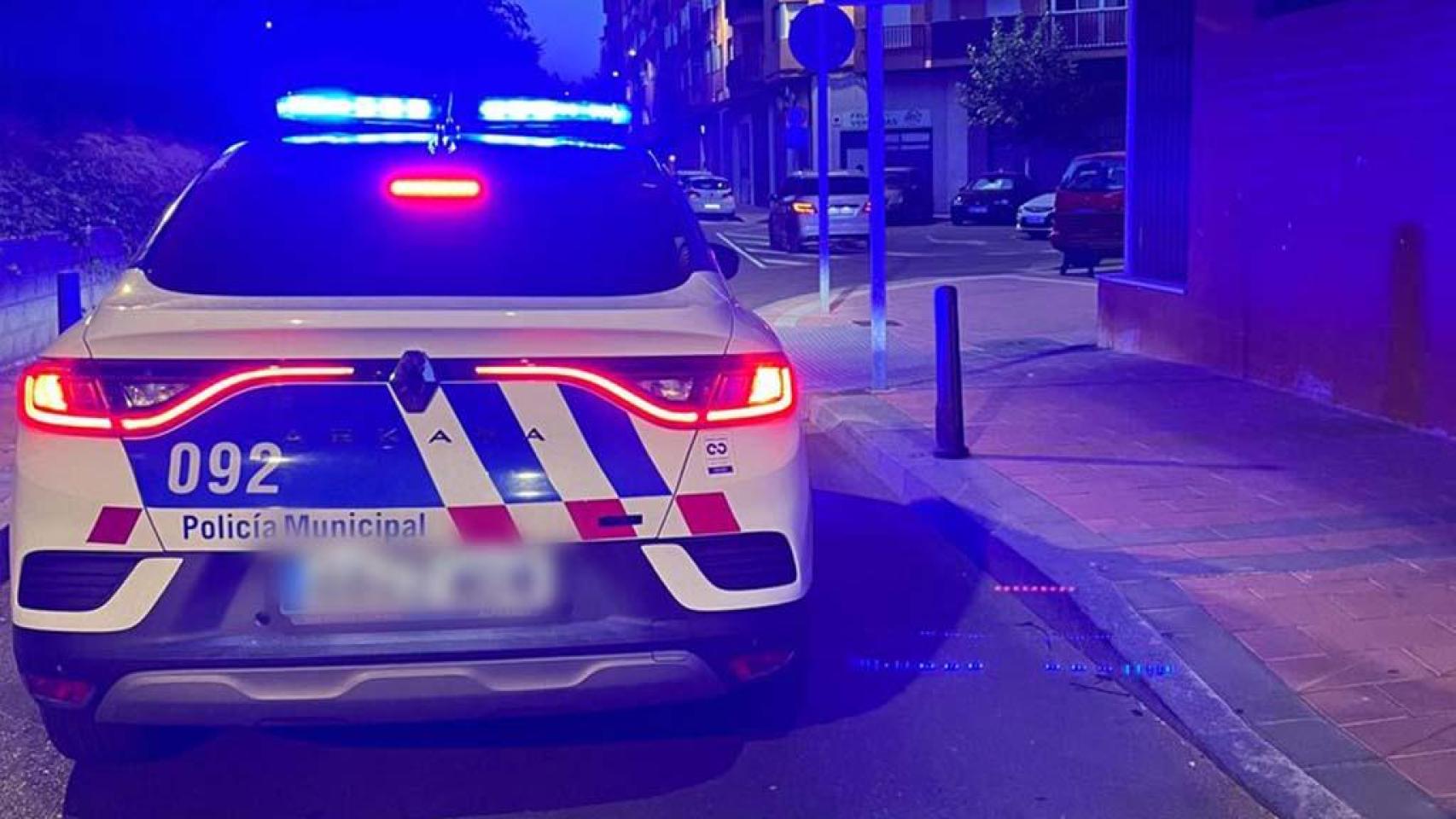 Un coche de la Policía Municipal de Valladolid